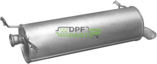 Koncový tlumič výfuku Citroen Xantia 1.9/2.1 TD 2.0 HDi 93-02, Polmo 04.62 A, OE 1726.82 1726.J0
