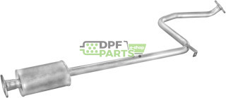 Střední tlumič výfuku Nissan Primera 2.0D 90-96 SDN/HB, Polmo 15.102 A, OE 2030073J00 2030073J01 B030M77J0M B030M77J0MGA