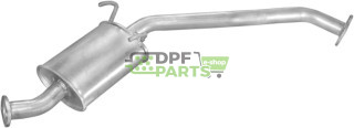 Střední tlumič výfuku Nissan Serena 92-96 2.0i kat, Polmo 15.107 A, OE 201009C101