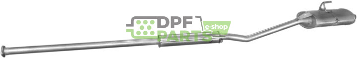 Střední tlumič výfuku Toyota Picnic sport van 2.2TD 09/97-, Polmo 26.279 A, OE 174306A270 17430-YZZ4E