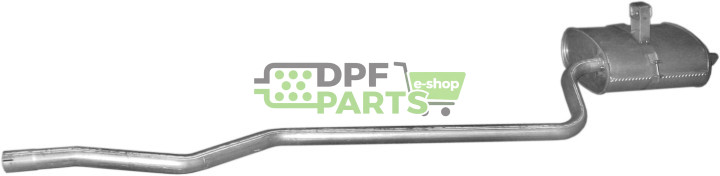 Koncový tlumič výfuku Toyota Corolla 1.6i -16V 04/97-10/99, Polmo 26.281 A, OE 17430-1D021