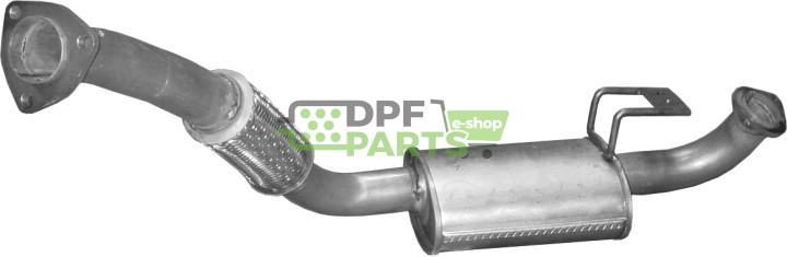 Počáteční tlumič Land Cruiser 4.2 Turbo Diesel 90-98, Polmo 26.291 A, OE 17401-17051