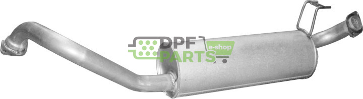 Střední tlumič výfuku Land Cruiser 4.2 Turbo Diesel 90-98, Polmo 26.292 A, OE 17403-17020