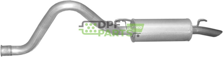 Koncový tlumič výfuku Toyota Land Cruiser 4.2 Turbo Diesel 06-, Polmo 26.297 A, OE 1740550030