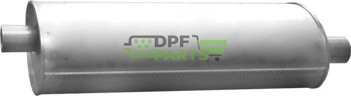 Střední tlumič výfuku Jeep Cherokee 4.7 V8 98-, Polmo 43.09 A, OE 52101095AB 52101213AC