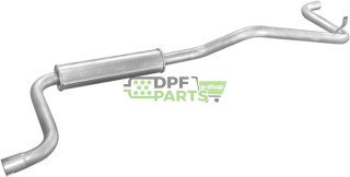 Koncový tlumič výfuku Chrysler Voyager 88-95 2.5i SWB kat, Polmo 45.02 A, OE 4427714 4427755 4486605 4486695