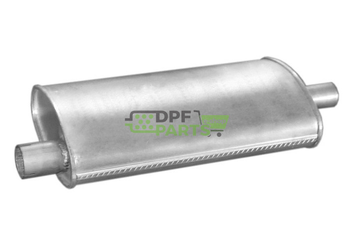 Střední tlumič výfuku Chrysler Voyager 3.0/3.3 V6 88-95, Polmo 45.03 A, OE 4427757 4486604 4495360 E0022638