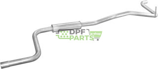 Koncový tlumič výfuku Chrysler Voyager 3.3i V6 Kat. LWB   92-95, Polmo 45.04 A, OE 4486 607