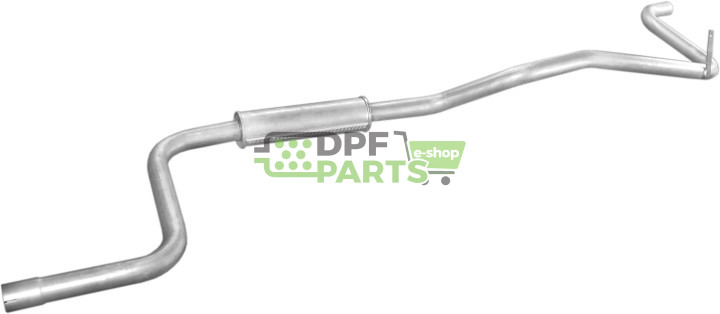 Koncový tlumič výfuku Chrysler Voyager 3.3i V6 Kat. LWB   92-95, Polmo 45.04 A, OE 4486 607
