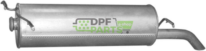 Koncový tlumič výfuku Citroen Xantia 1.9 Turbo Diesel 95-01 , 2.0 HDi 95-02 , 2.1 Turbo Diesel 95-01, Polmo 04.63 A, OE 1726H7
