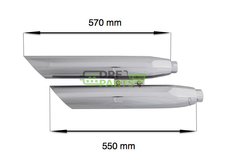 Tłumik / Harley Davidson Cross Bones