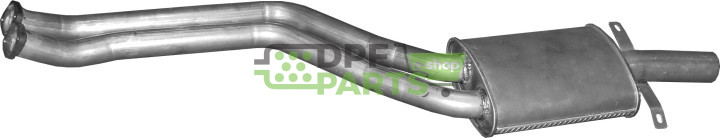 Počáteční tlumič BMW 320i/323i/328i E46, Polmo 03.52 A, OE 18107502074 18301437600