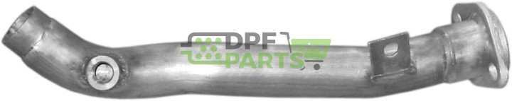 Rura kolektorowa bez katalizatora Citroen Saxo/ Peugeot 106 1.1i  1.4i 00-04, Polmo 04.315 A, OE 1731.P2