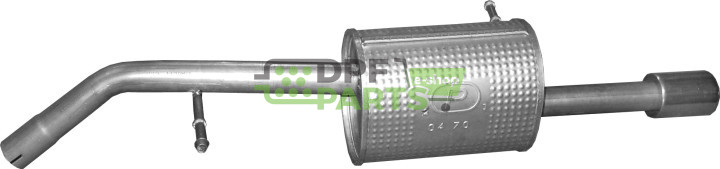 Koncový tlumič výfuku Citroen C3 1.4 HDi, Polmo 04.70 A, OE 1730GK