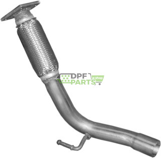 Trubka sběrná bez katalyzátoru Skoda Felicia / VW Caddy II  1.9 D   10/94 - 08/01, Polmo 24.61 A, OE 6U0253091H 6U0253091HX