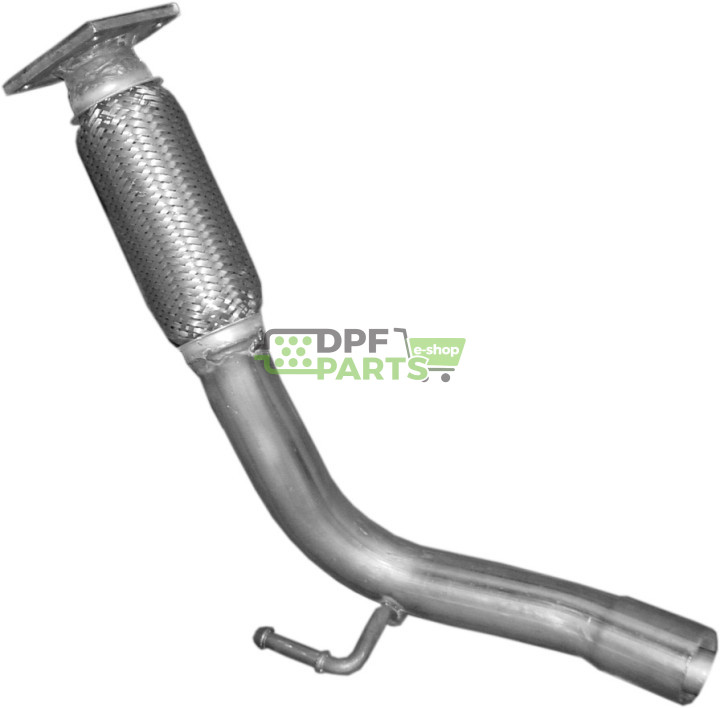Trubka sběrná bez katalyzátoru Skoda Felicia / VW Caddy II  1.9 D   10/94 - 08/01, Polmo 24.61 A, OE 6U0253091H 6U0253091HX