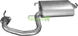 Tłumik końcowy Toyota Avensis 2.0, Polmo 26.29 A, OE 17430-0H050