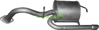 Koncový tlumič výfuku Toyota Yaris 1.3 16V 11/06-12/11, Polmo 26.32 A, OE 17430-0Y010