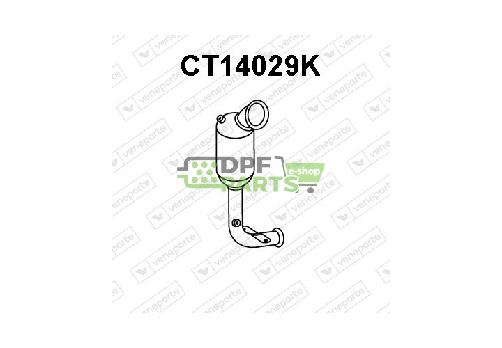 Katalizator CITROËN / DS / OPEL / PEUGEOT / VAUXHALL - 3549902 3558225 3647052