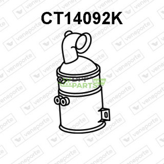 Katalizator CITROËN / FIAT / PEUGEOT / TOYOTA - 1607237080 1610579080 1610579180