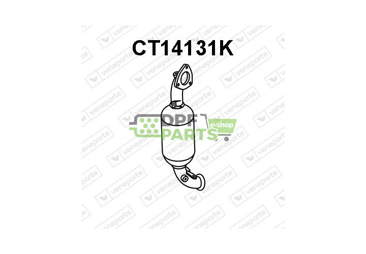 Katalizator CITROËN / DS / OPEL / PEUGEOT - 9675338780 9803403380 