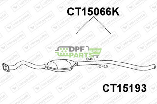 Katalizator CITROËN - 170633 95639056 96014789