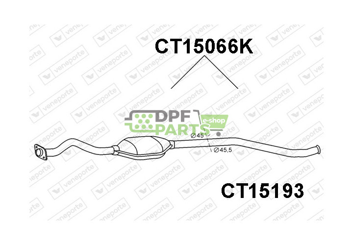 Katalizator CITROËN - 170633 95639056 96014789