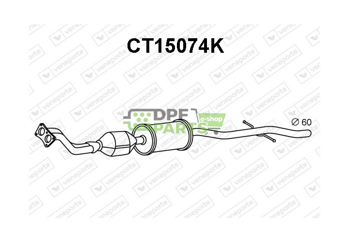 Katalizator CITROËN - 1705RF 170668 170693