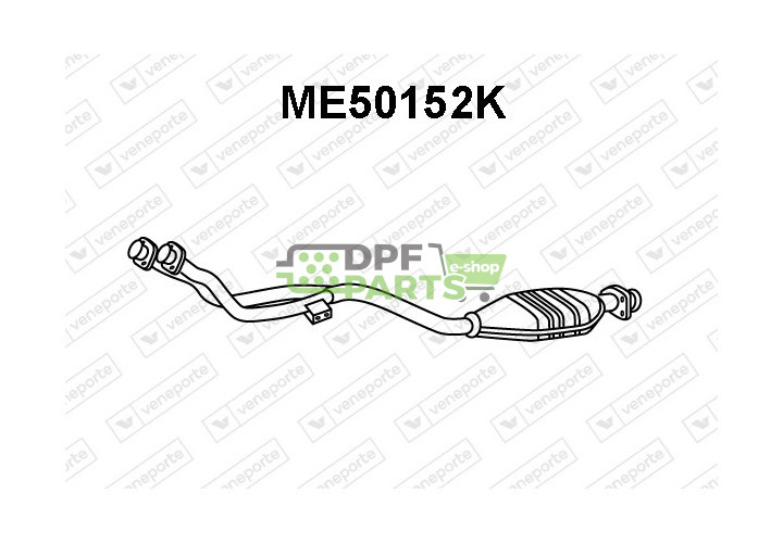 Katalizator MERCEDES - 2024900019 2024900119 2024902919