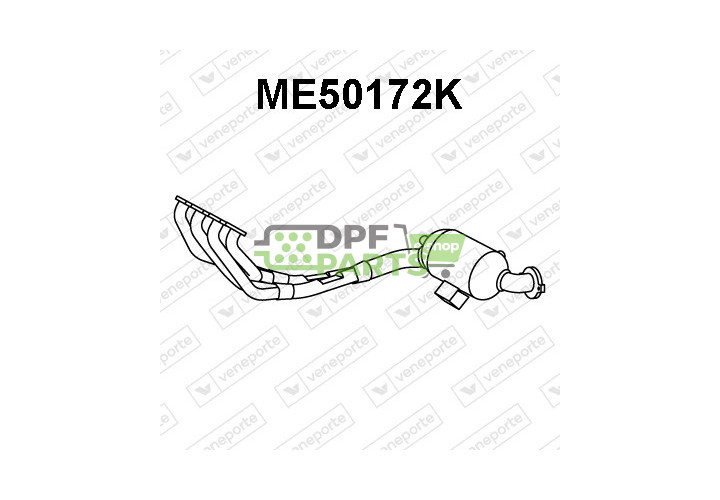 Katalizator MERCEDES - 1684900719 1684901019 1684901119
