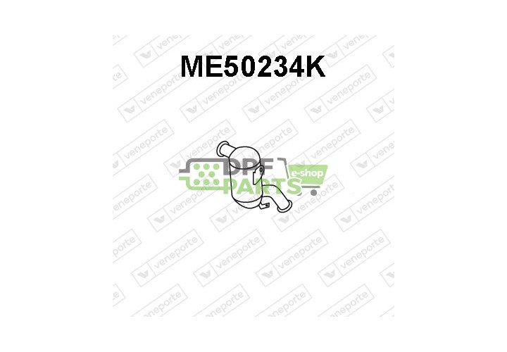 Katalizator MERCEDES - 1684900410 1684901619 1684901819