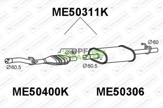 Katalizator MERCEDES - 9014901819 9014902819 