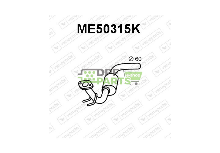 Katalizator MERCEDES - 6384903319 638490421980 6384904219