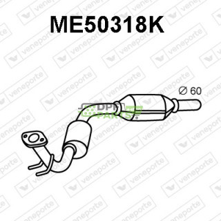 Katalizator MERCEDES - 6384902619 6384904319