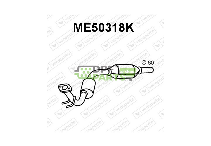 Katalizator MERCEDES - 6384902619 6384904319