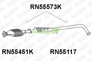 Katalizator RENAULT - 7700421539 7700426400 