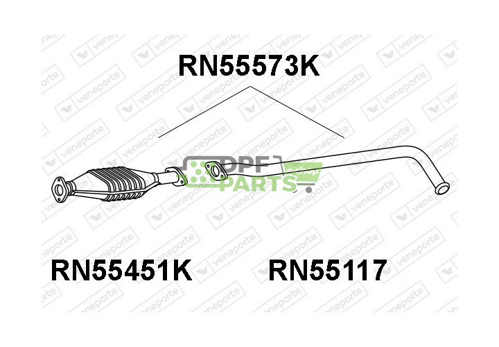 Katalizator RENAULT - 7700421539 7700426400 