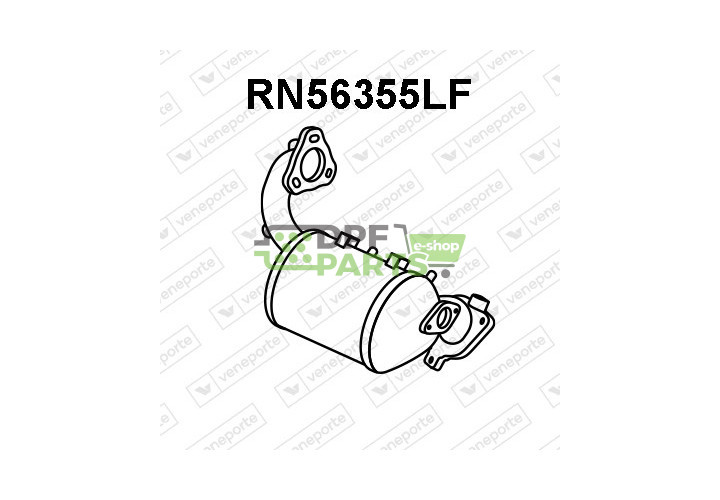Katalizator NISSAN / RENAULT - 208A06933R 2090000Q1F 