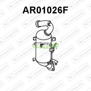 Filtry pevných částic DPF ALFA ROMEO / FIAT / JEEP / LANCIA / OPEL / SUZUKI / VAUXHALL - 1370425080 1374349080 1413079J80H02