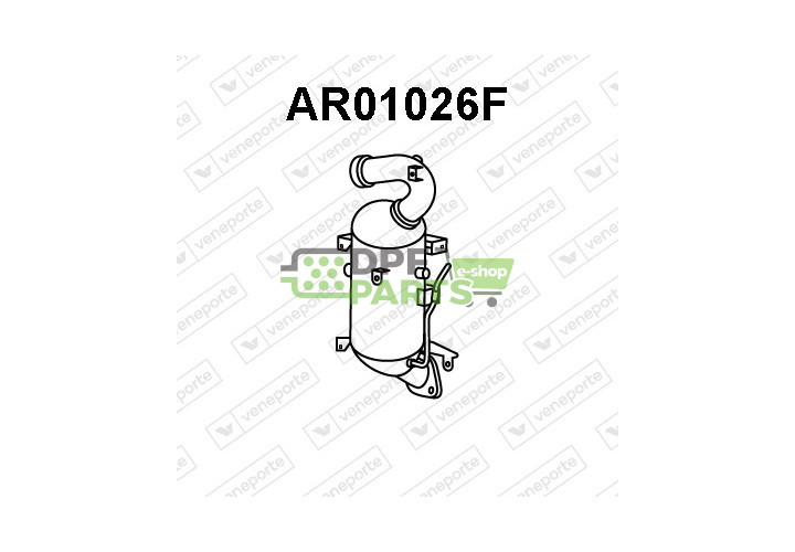 Filtry pevných částic DPF ALFA ROMEO / FIAT / JEEP / LANCIA / OPEL / SUZUKI / VAUXHALL - 1370425080 1374349080 1413079J80H02