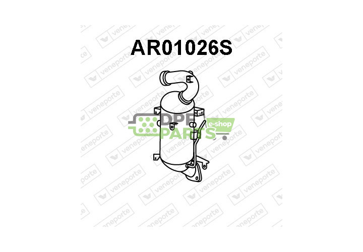 Filtry pevných částic DPF ALFA ROMEO / FIAT / JEEP / LANCIA / OPEL / SUZUKI / VAUXHALL - 1370425080 1374349080 1413079J80H02