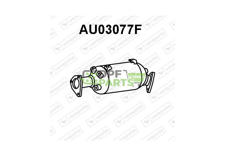Filtry cząstek stałych DPF AUDI - 8E0131703T 8E0254750AX 8E0254750BX