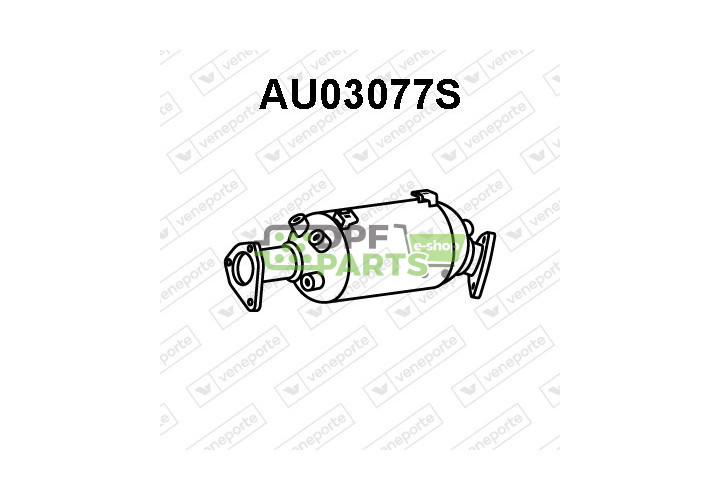 Filtry cząstek stałych DPF AUDI - 8E0131703T 8E0254750AX 8E0254750BX