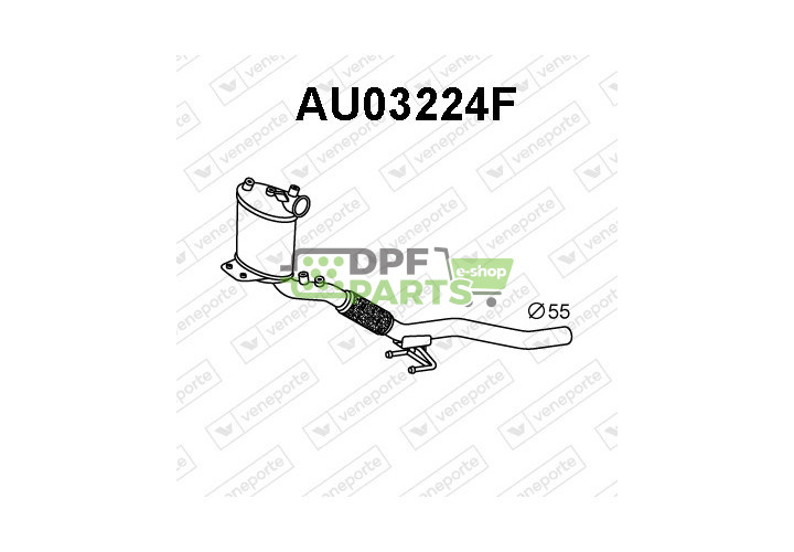 Filtry pevných částic DPF AUDI / SEAT / SKODA / VOLKSWAGEN - 1K0254700EX 1K0254700JX 1K0254700NX