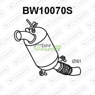 Filtry cząstek stałych DPF BMW - 18307800704 18307812283 18307812285