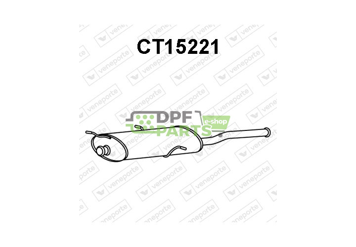 Tlumič CITROËN - 1726CA 1726GA 1726GE