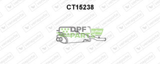 Tlumič CITROËN - 1726HN 1726JJ 9809853780