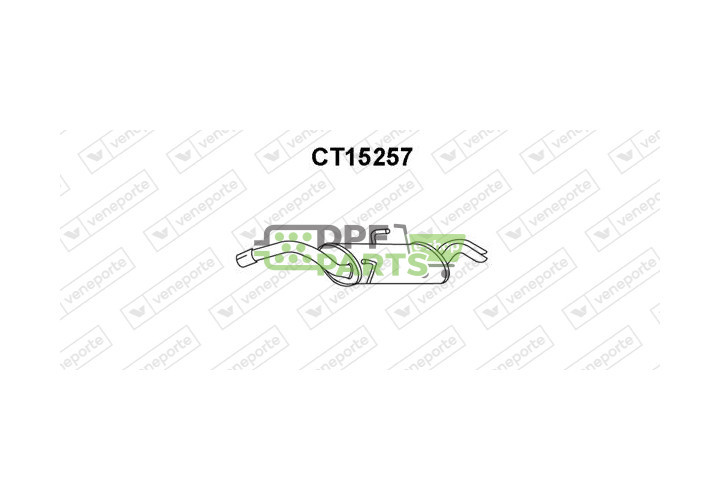 Tlumič CITROËN / FIAT / LANCIA / PEUGEOT - 1726HC 1726HE 1726HT