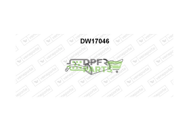 Tlumič DAEWOO - 96181295 96311398 D96283279