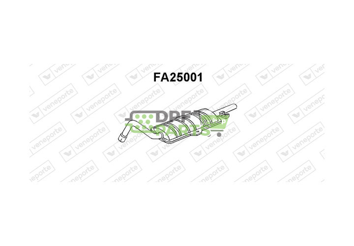 Tlumič FIAT / SEAT - 4153148 4176485 4274493